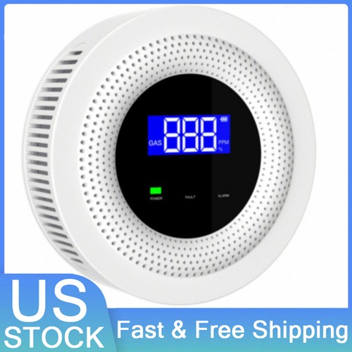 Natural Gas Detector Alarm WI-FI Smart App Propane Leak Monitor for Home Kitchen