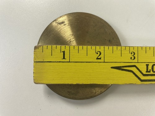 Lot of 2 Mantle Clock Pendulums Bobs Weight 1.5 oz & 3.4oz Parts for Repair - Picture 10 of 11