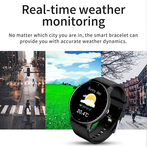 Smart Uhr Frauen Männer Uhren Wasserdicht Smartwatch Watch Armbanduhr Bildschirm - Bild 4 von 19