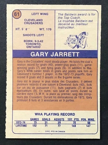 1974-75 O-Pee-Chee OPC WHA #1-66 NRMT or Better Complete Your Set Pick *virtus* - Picture 257 of 279