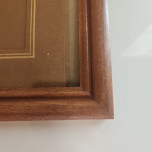 Vintage Solid Wood Picture Photo Frame Hanging 80s Modern 14.5x11.5 - Picture 2 of 18