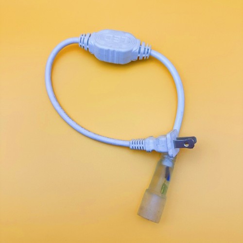 1Set 110V / 220V Power Cable Cord Kit for 360° Degree Round LED Light Strip - Picture 2 of 4