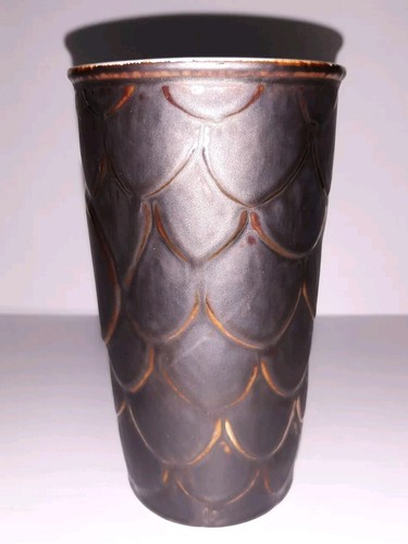Starbucks 2016 Anniversary Mug Siren Mermaid Scales Ceramic Tumbler Bronze 10oz - Bild 3 von 6