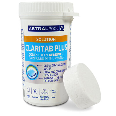 Astralpool Claritab hochkonzentrierte Flockungstabletten 5 x 20g Pool Schwimmbad