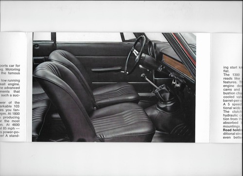 1969 Alfa Romeo GT 1300 Junior car brochure - Picture 6 of 8