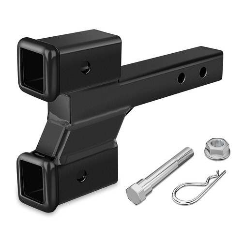Nilight Trailer Dual Hitch Extender for 2 Inch Receiver with 2 Inch 4 Inch - Picture 2 of 9