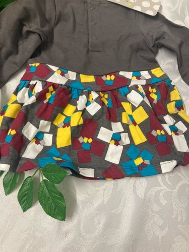 Vestido TUCTUC Bebé Niña Talla 6 Meses Multicolor Mangas Largas Algodón ¡Nuevo! - Imagen 4 de 4