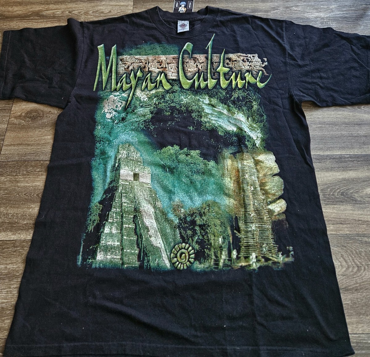 Vintage Resurreccion Mayan Culture All Over Print 90s Art T Vintage Resurreccion Mayan Culture All Over Print 90s Art T