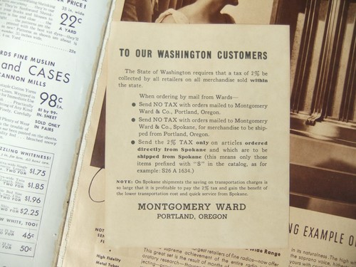 Vntg Fall & Winter 1935/36 Montgomery Ward Portland Ore 123 Catalog 638 pages - Picture 8 of 19