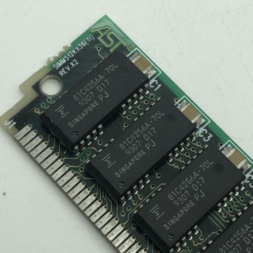 1MB Fast Page SIMM 72-PIN FPM NON-Parity Memory 256x32 Rare Collectible - Picture 3 of 7
