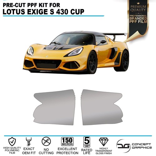 Rear Bumper Stone Chip Guard Paint Protection Film PPF For Lotus Exige S3 430 - Picture 1 of 3
