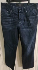 Rock & Republic Men's Straight leg  Sz. 36x32 Denim Blue Jeans