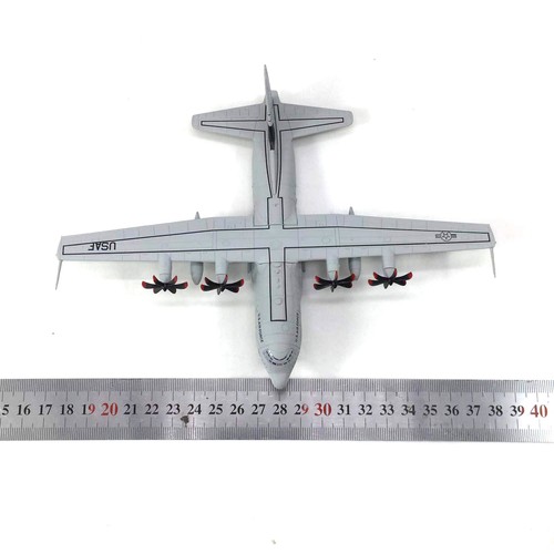 21cm 1/200 USAF C-130 Hercules Transport Aircraft Model Alloy Diecast Plane t - Picture 17 of 17