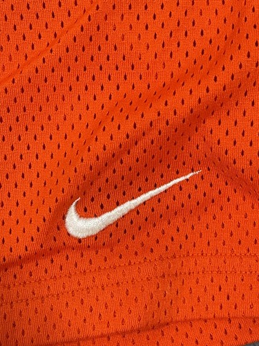 Vintage Miami Hurricanes Nike Mens Mesh Basketball Shorts Orange • Medium - Picture 4 of 10