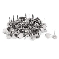 200Pcs Flat Head Upholstery Tacks Home Furniture Decor Tacks Upholstery Nails...