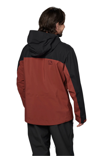 Flylow Kane Ski/Snowboard Jacket Medium Waterproof Shell Black/Redwood MSRP $475 - Picture 2 of 7
