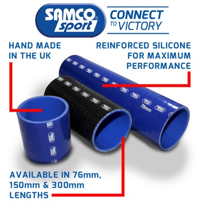 nuevo Manguera de silicona 50 mm negro conector aire de tubos en llk motor turbo