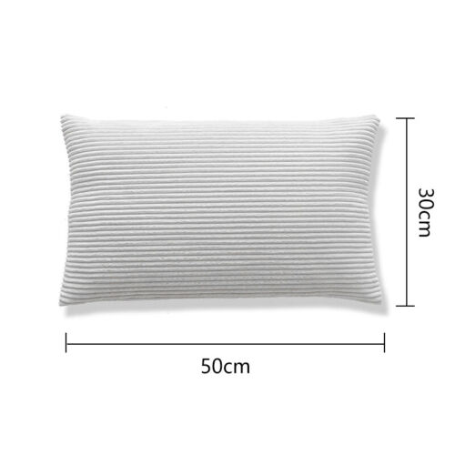 Velvet Corduroy Plush Cushion Throw Pillow Cover Soft Rectangular Pillowcase - Picture 2 of 26