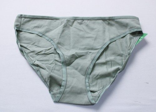Gap Body Women's High-Cut Stretch Cotton Bikini Panty ZG3 Green Large NWT