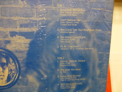 BOBBYS' BLUE BAND IS MY FACE BLUE CEDAR FALLS IOWA NEAR MINT LP + 45 W/ SLEEVE - Picture 2 of 3