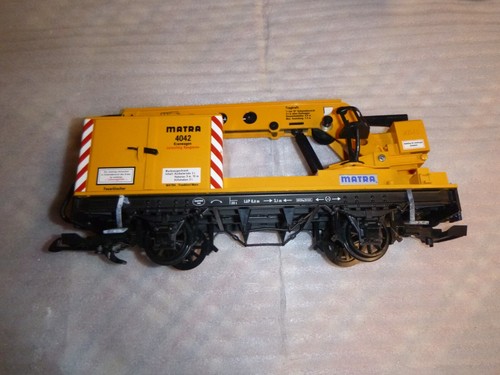 LGB4042 Lehmann SpurG Matra Kranwagen orange Mängelbehaftet(art.B)