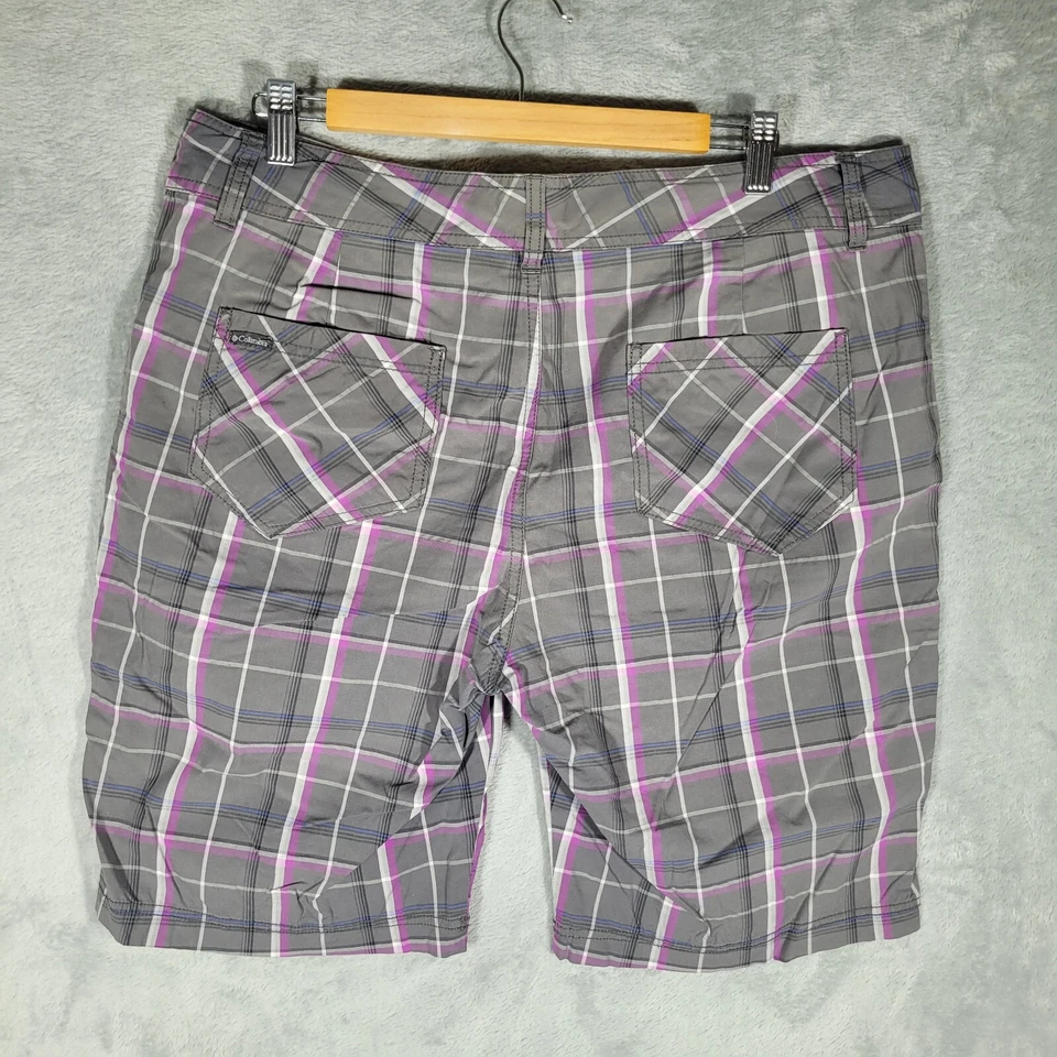 Pantalones cortos de natación Columbia para mujer talla 16 rosa elásticos 11" L Foto 2 de 4