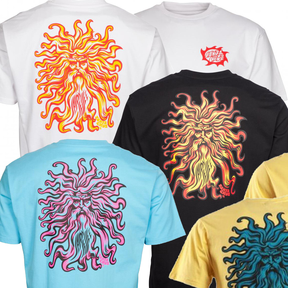 SANTA CRUZ Jason Jessee Sun God - Skateboard Tee Shirt