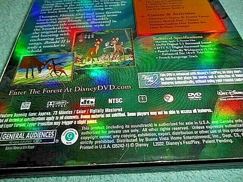 WALT DISNEY PICTURES PRESENTS: BAMBI II 2006 DVD WITH CASE & SLIP COVER - Imagen 15 de 20