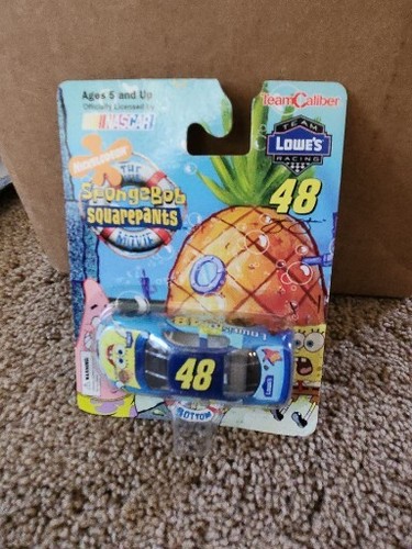 Nickelodeon Sponge Bob Lowe's Team Racing 48 Die Cast Toy Car 2004 New Nascar - Picture 1 of 4