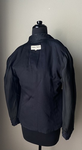 Chaqueta Blazer Giorgio Armani Mujer Negra Italia 40 De Colección - Imagen 13 de 22