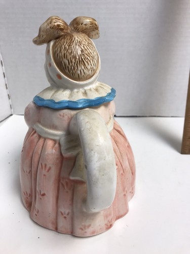 Heritage Mint LTD. Tea Pot Rabbit in Pink Dress Holding Watering Can - Picture 3 of 12