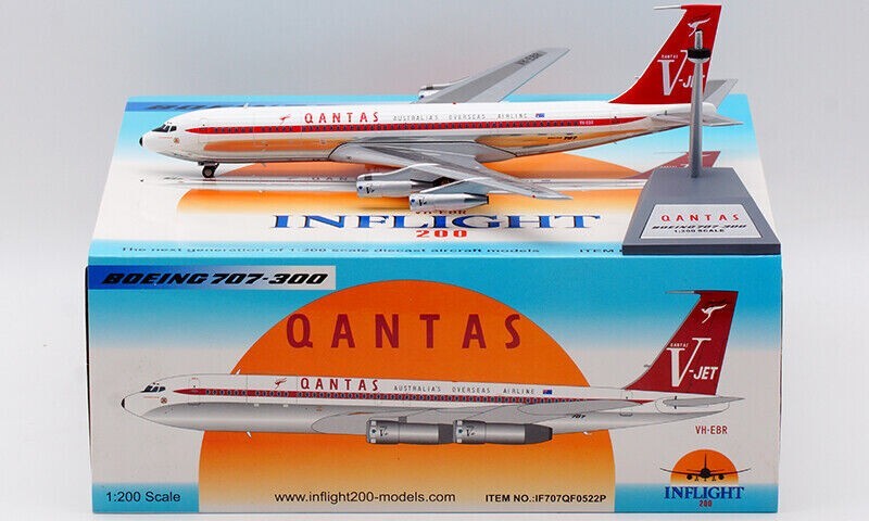 QANTAS 707-138 1/200 航空機・ヘリコプター - 航空機 QANTAS 707-138 1/200 航空機・ヘリコプター - 航空機