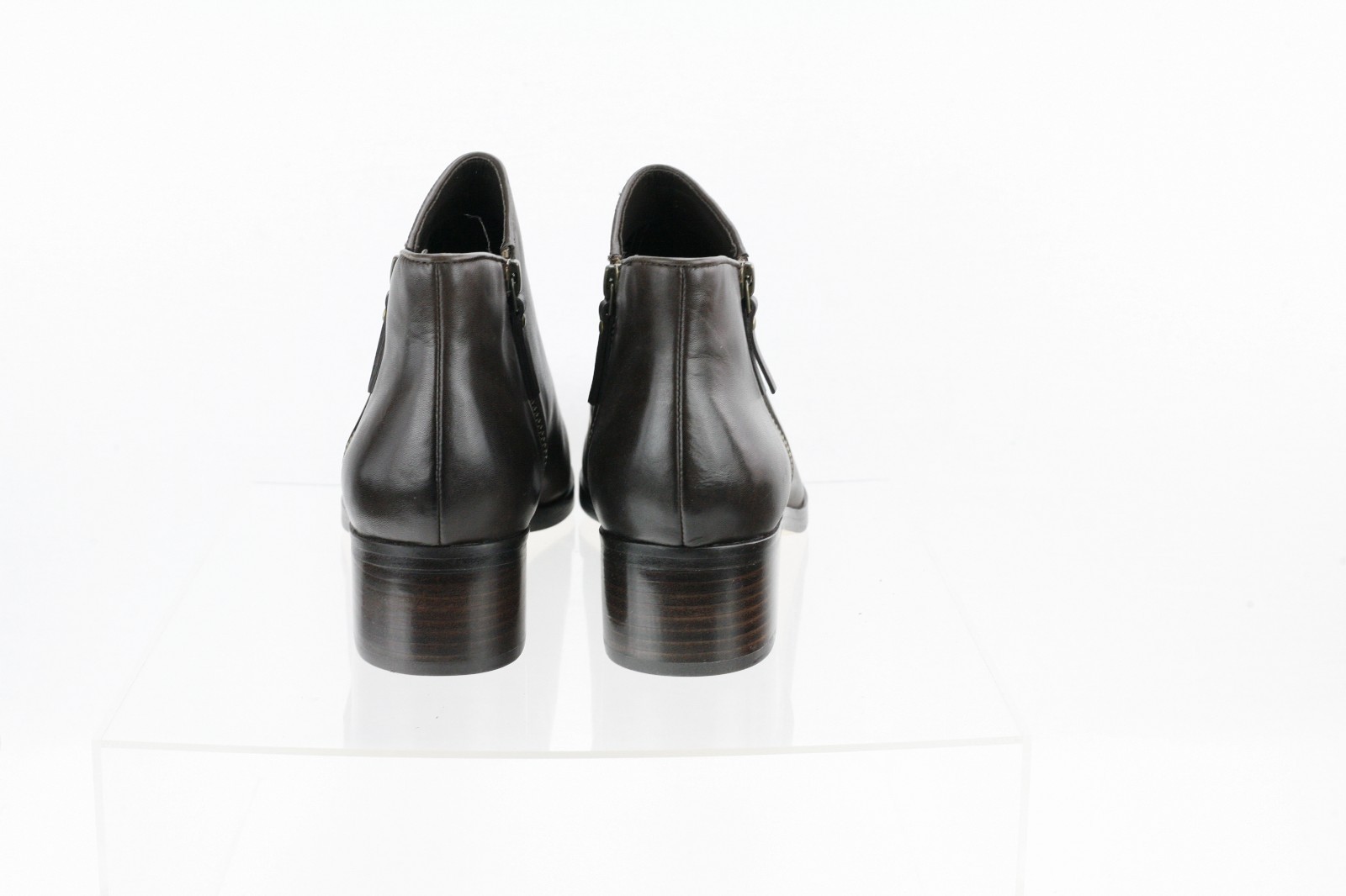 Cole Haan Hayes Flat Flat Flat Ankle Bootie Java Leather Women's shoes Size 10.5 B NEW 6b6b60 Cole Haan Hayes Flat Flat Flat Ankle Bootie Java Leather Women's shoes Size 10.5 B NEW 6b6b60