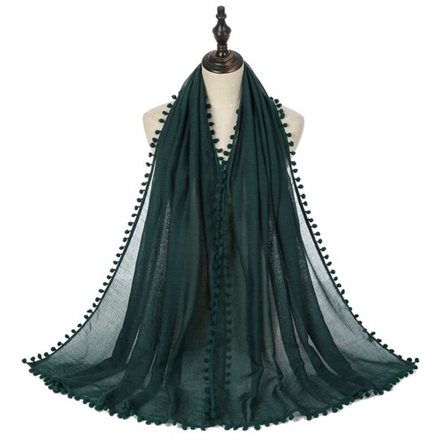 Fashion Women Cotton Linen Long Scarf Soft Wraps Head Turban Shawls Scarves - Picture 17 of 26