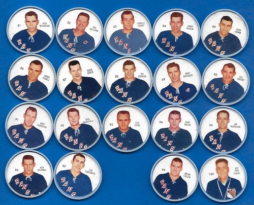 1960-61 SHIRRIFF SALADA NHL HOCKEY COIN 60-61 COINS 1-120 SEE LIST - Picture 178 of 241