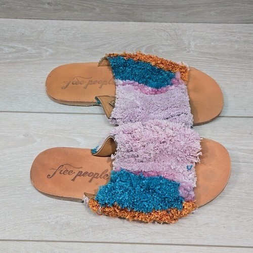 Free People Women Yuma Woven Sandals Flats shoes sz 39/8.5-9 - Picture 3 of 12
