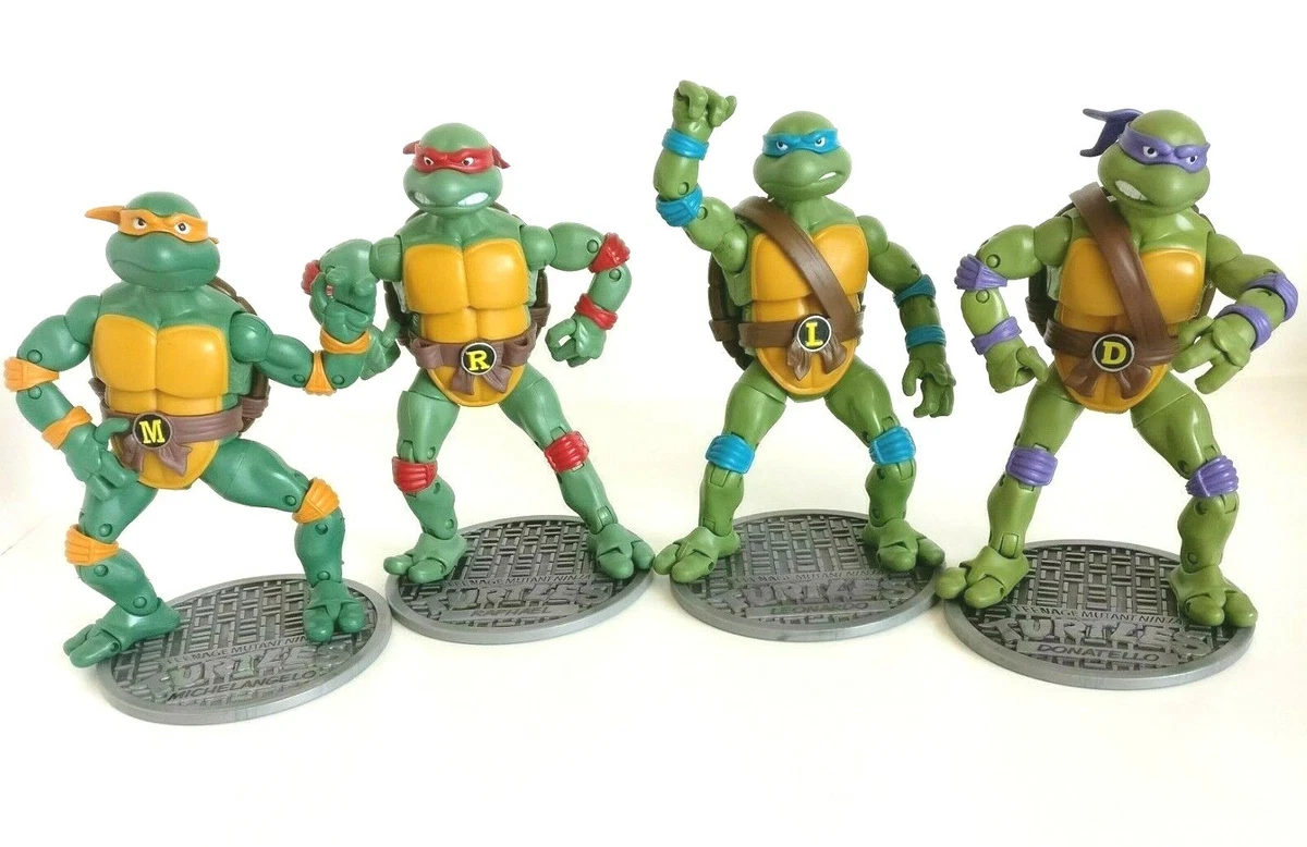 TMNT Full Set Of 4 Figures Teenage Mutant Ninja Turtles Classic