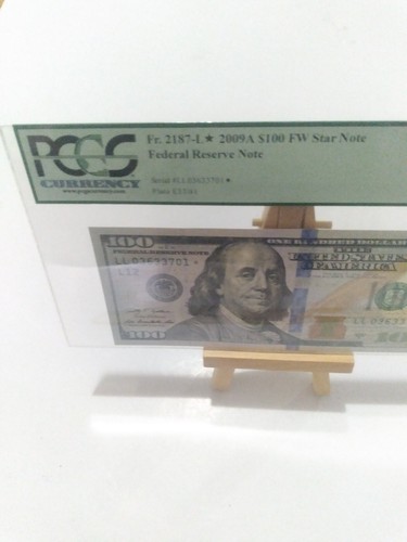 PCGS Gem New 65PPQ Fr. 2187-L* 2009A $100 Federal Reserve Star Note - Picture 3 of 4