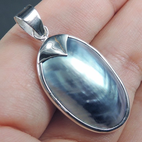 925 Sterling Silver Small Natural Nautilus Shell Pendant Jewellery, NSP-483 - Picture 1 of 7