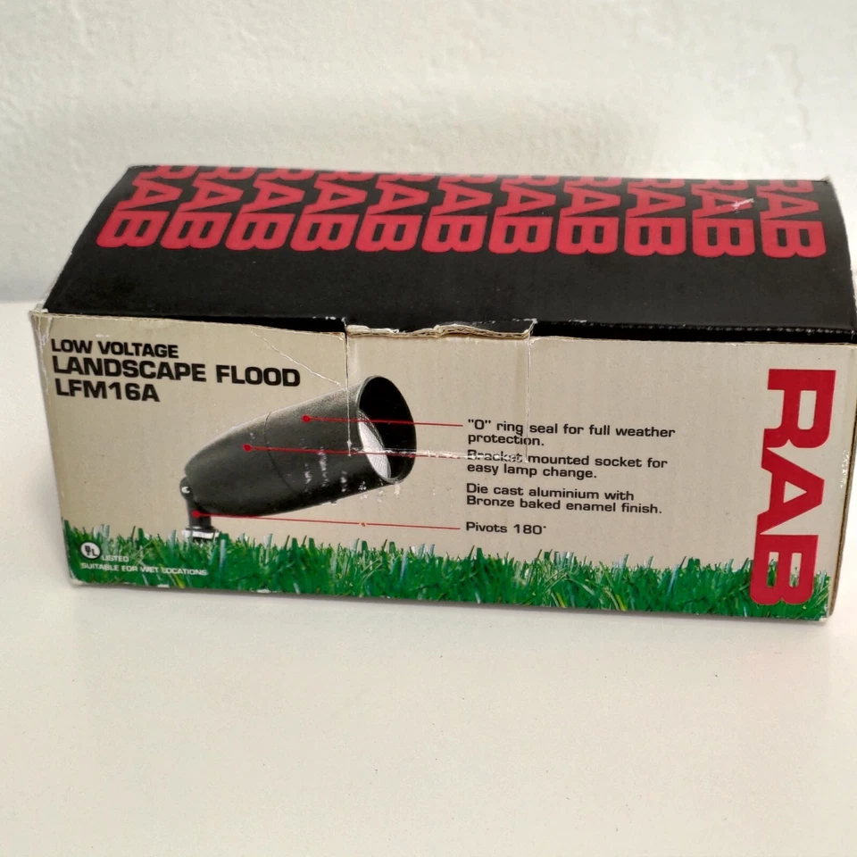 RAB Lighting LFM16A Low Voltage Floodlight, Bronze - Image 3 of 4