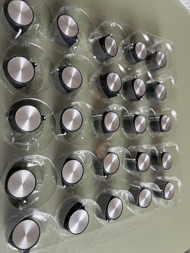 Potiknopf, Knob Rotary, Urei Bozak Rane Carmen, Poti Kappe, für 6mm Schaft, neu - Bild 4 von 8