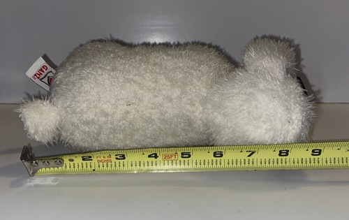 Webkinz Ganz SHEEP 9" L  White HM 227 Black Smooth Hooves & Face - Picture 14 of 14