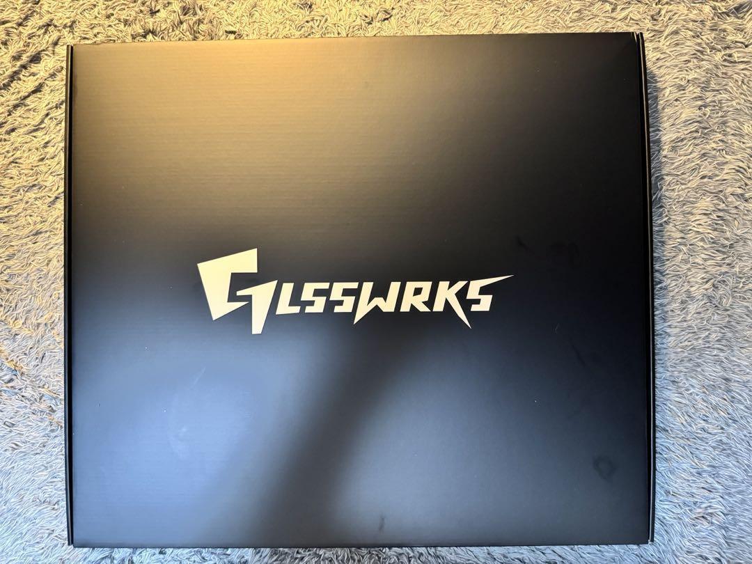 GLSSWRKS Kazemi Premium Glass Mousepad Dark 490x420mm Japan GLSSWRKS Kazemi Premium Glass Mousepad Dark 490x420mm Japan