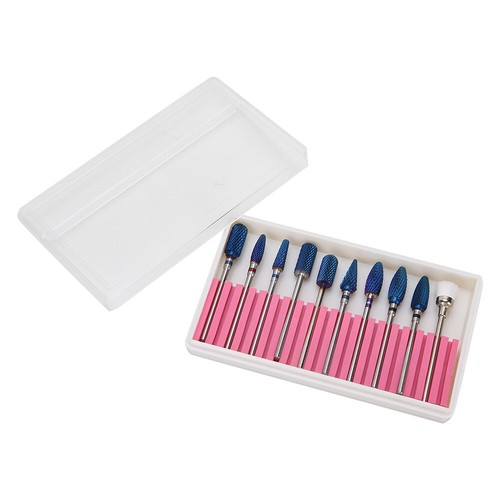 10Pcs Nail Drill Bits High Wear Resistance Manicure Tool Kit For Home Use - Picture 12 of 14