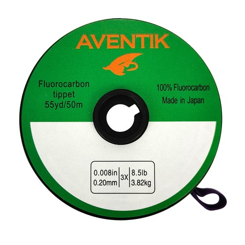 Aventik Fly Tippet Japan Fluorocarbon Tippet Leader Fly Line Sinking Tippet 55yd - Picture 6 of 16