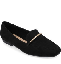 Journee Collection Loafer Womens Size 10 Black Slip On Casual Shoes