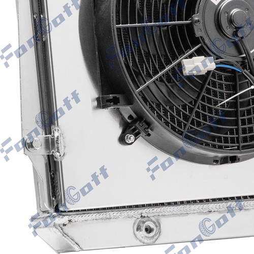 4 Row Radiator Shroud Fan For 1943-48 Chevy Sedan Delivery BL BN BG DJ DR 3.8L - Picture 4 of 8