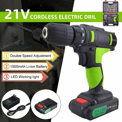 Cordless Electric Power Screwdriver Drill 1500mAh Rechargeable Li-ion Battery Dual Speed 0.8-10mm Keyless Chuck 35N.m High Torque for Women DIY Screw-Driving Cordless Electric Power Screwdriver Drill 1500mAh Rechargeable Li-ion Battery Dual Speed 0.8-10mm Keyless Chuck 35N.m High Torque for Women DIY Screw-Driving