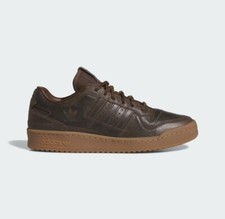 New Adidas Forum 84 Low CL Shoes - Brown / Gum M2 (JI3284)