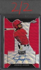 2018 Blatt Metall Draft Jeremiah JACKSON Rot Welle Prismatische Auto RC 2/2